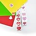 2 Rolls of Love Stickers, 1000 pcs Stickers with Pink and Red with Hearts for Scrapbook Journal Envelope Card Making Gift Wrapping Party Favors Valentine's Day (Love)