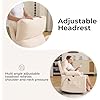 Rocking Chair Nursery with Adjustable Armrests, Electric Glider Recliner Nursing Chair for Breastfeeding, Power Swivel Recliner Chairs with Massage and Heat, Adjustable Headrest , FSC Certified, Beige