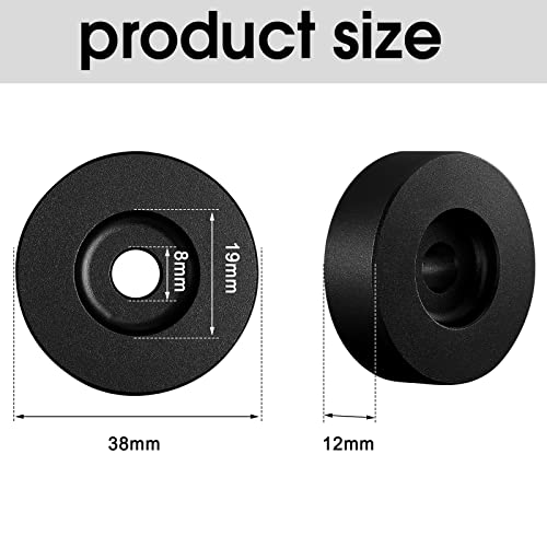 Image of Frienda 45 Record Adapter for Turntable 7 Inch Vinyl Aluminum Dome,Black
