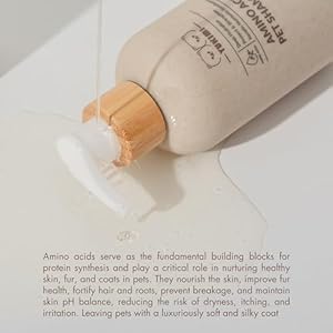 YUKIMI Premium Pet Shampoo with Amino Acids for Dogs & Cats | Dermatologist Certified Hypoallergenic Formula | Hydrating, Strengthening, Shines | Keratin Nourishment for Coat | pH Balanced – 8.5 Fl Oz