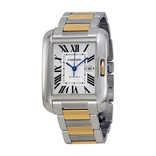 Women's  Tank Anglaise Analog Display Automatic Self Wind Two Tone Watch - Cartier W5310047