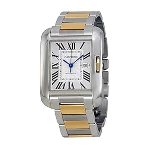 Cartier Women’s W5310047 Tank Anglaise Analog Display Automatic Self Wind Two Tone Watch
