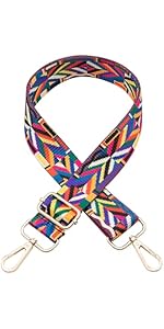 Set 3 Cinghie Larga Tracolla Regolabile Multicolore - Nylon Resistente 5cm X 75-145cm - Ricambio Per Borse A Tracolla E Messenger - 5