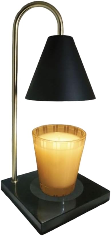 13" Black Festive Candle Warmer with Dimmer and Timer