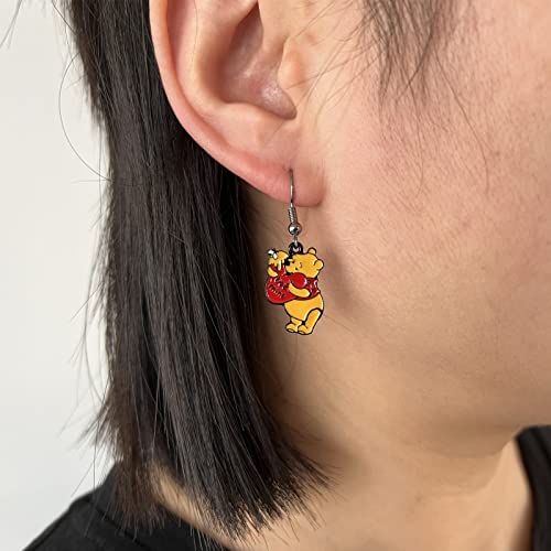 Cartoon Earrings Metal Earrings Women and Men3
