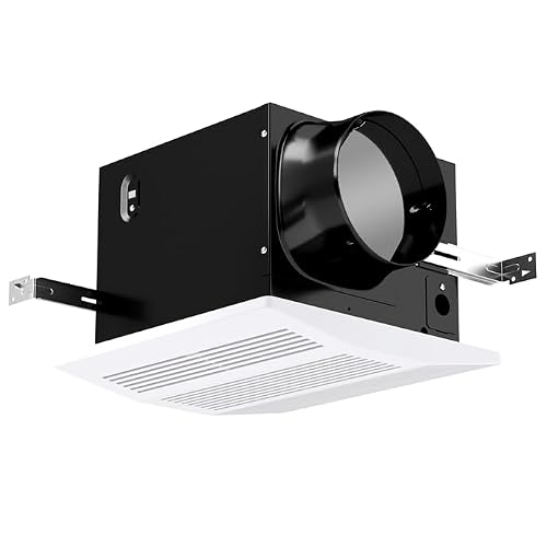 LDAILY 200 CFM Bathroom Exhaust Fan, Ceiling Vent Fan for Large Rooms