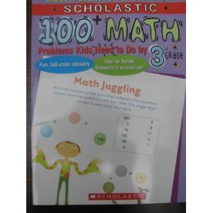 Paperback 100 Math, Multiplication & Division, 3rd Grade Book