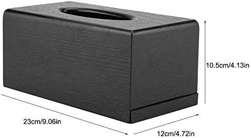 Houten tissuedoos - moderne massief houten rustieke tafelorganizer voor