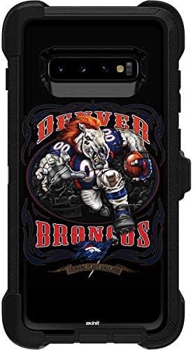 Skinit Decal Skin Compatible with OtterBox Defender Galaxy S10 - Officially Licensed NFL Denver Broncos Running Back Design