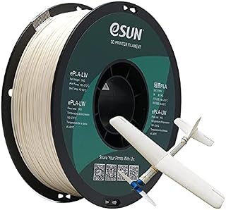 eSUN Light Weight PLA Filament 1.75mm, 3D Printer Filament PLA-LW, Dimensional Accuracy +/- 0.05mm, 1KG Spool (2.2 LBS) Foaming Material for 3D Printers, Natural