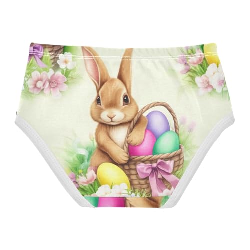Cute Easter Bunnies Eggs Toddler Girls Underwear 2t Cotton Panties Little Girl Durable Undies Kids Briefs2