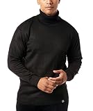 STACY ADAMS Men's Turtleneck Sweater (XX-Large, Black)
