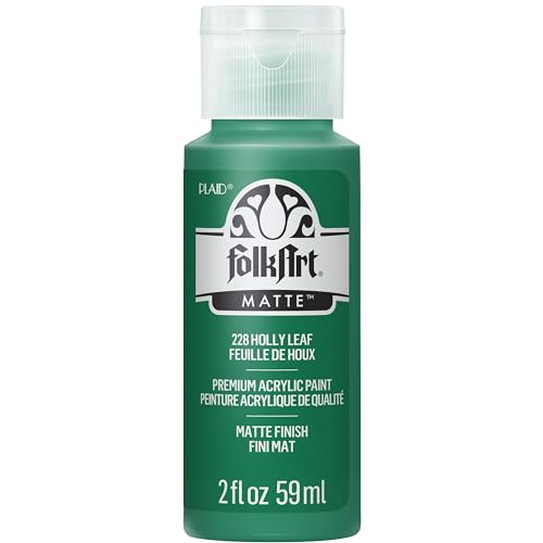Image of FolkArt Acrylic Paint in Assorted Colors (2 oz), 228, Holly Leaf
