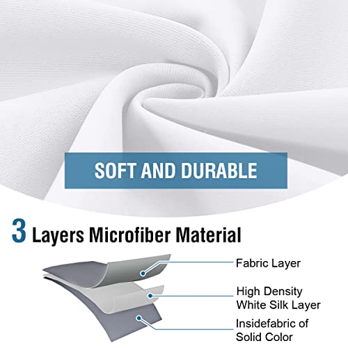 Doorway Curtain Blackout Closet Door Curtain Room Divider Window Treatment Curtain For Bedroom Thermal Insulated Privacy Drape Soundproof Grommet Door Curtain, 42 X 80 Inches, 1 Panel, White #TOP1