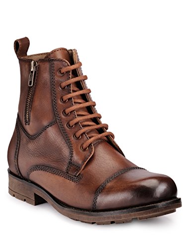 Image of TEAKWOOD LEATHERS Men Chelsea Mid Top Boots Perfect for Casual, Parties & Special Occasions Comfort, Durable Genuine Leather Boot Shoes | SH MJ 31 P
