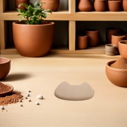 Moule en bois chat Alipis céramique DIY assiette modelage - 5