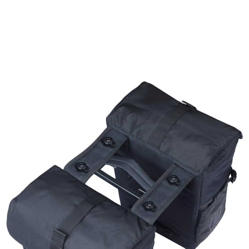 Basil Move Mik - Borsa Doppia Da 30 L, Impermeabile, Con Piastra Adattatore Mik Bloccabile, Perfetta Per L'uso Quotidiano E Il Tempo Libero - 3