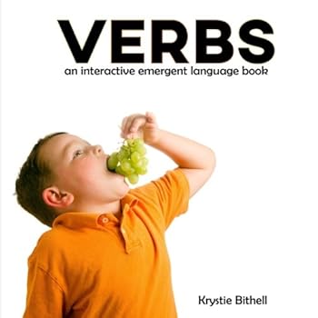 Paperback Verbs... He is... She is...: an interactive emergent language book (Interactive Emergent Language Books) Book