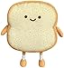 AOOPOO Cuscino Per Pane Tostato Cuscino Per Toast In Peluche Con Cibo Divertente Cuscino Per Divano Con Toast In Peluche Farcito Carino (Contento)