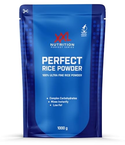 XXL Nutrition - Perfect Reis Pulver - Rice Powder, Komplexe Kohlenhydrate aus 100{11533a0f3f2deadbd240000100fe90bdbbeb52fb24c6dbef13ddcb1a169fb3af} Brauner Basmatireis, Weight Gainer Zusatz, Mahlzeitenersatz - 5000 Gramm