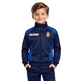 Icon Sports Officially Licensed Real Madrid CF Track Jacket - Unisex Kids - RM84TJ Navy YS
