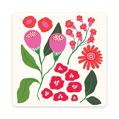 Image of Studio Oh! Botanical Bliss Blank Note Card Set with Envelopes and Stickers 12 Pack Assorted Greeting Cards, 260 GSM Textured Paper Stationery for Thank You Cards, Birthday Cards, Gift Card Envelopes