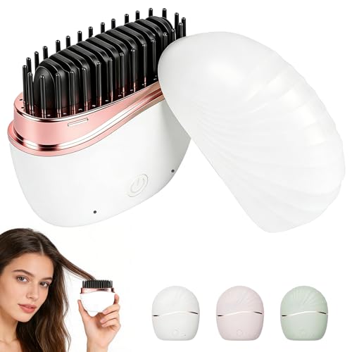 Mini alisador portátil recargable inalámbrico blanco miniatura 1