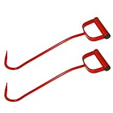 Myskuasin 17 inch Red Hay Hooks 2-Pack