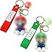 Miotlsy Cartoon Schlüsselanhänger - 2pcs Kreative Puppe Ornamente Schultasche Anhänger Zubehör Auto Gummi Schlüsselanhänger Kette Geschenk