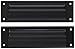 Baldwin 0017190 Letter Box Plate, Black