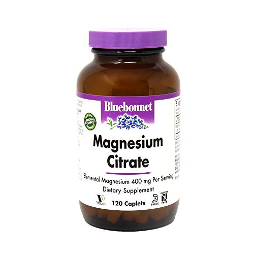 Bluebonnet Magnesium Citrate, 120 Caplets