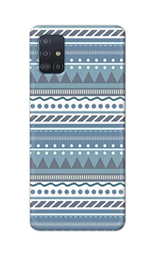 Image of Printed Hard Back Cover Case for Samsung Galaxy A71 | Samsung Galaxy A71S Back Cover (Seamless Geometric Tribal Pattern) -1803