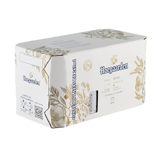Pack Cerveja de Trigo Hoegaarden 269ml Lata - 8 Unidades
