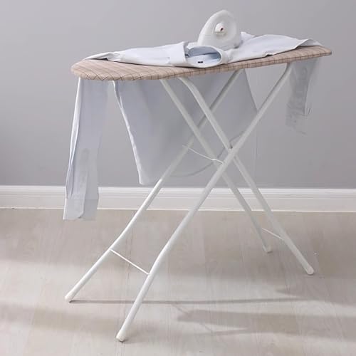 PA-DABAOO Tablero De Planchado con Altura Ajustable, Soporte De Planchado Plegable, Mesa Compacta Y De Hierro De Ahorro De Espacio, Cubierta Gruesa Resistente Al Calor,Rosado