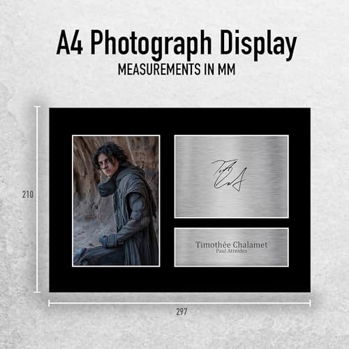 HWC Trading Timothee Chalamet Dune Gifts Printed Signed Autograph Picture for Movie Memorabilia Fans - A4