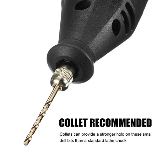 Hymnorq 40Pc M35 Cobalt Steel Twist Jobber Small Drill Bits, 4 Sizes 3/64 Inch 1/16 Inch 5/64 Inch And 3/32 Inch, 135 Degree Pilot Split Point, Extremely Heat Resistant, For Stainless Steel #TOP6