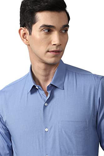 Image of Peter England Men's Solid Slim Fit Shirt