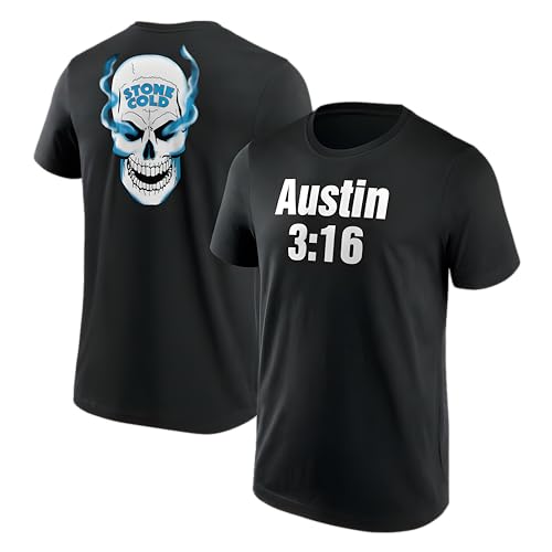 Stone Cold Steve Austin Tshirt 3:16 Pro Wrestling Attitude Era Gift T-Shirt Both Sides for Man Woman Tee Shirt