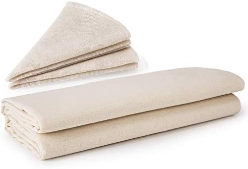 Cheesecloth,100% Unbleached Cotton Fabric,Reusable,Ultra Fine Cheesecloth for Cooking, Nut Milk Bag,Strainer, Baking, Hallowmas Decorations (cheese cloth Grade 90 3 Yards and 2pcs 10" cooking steamer）