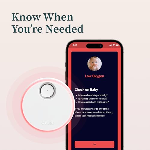 Owlet® Dream Duo 2 Smart Baby Monitor: FDA-Cleared Dream Sock® Plus Owlet Cam 2- Dusty Rose & Accessory Fabric Sock for Dream Sock Baby Monitor, Fits Babies 0 to 18 Months, Dusty Rose
