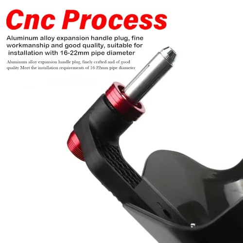 Image of Universal Motorcycle Wind Handguard - Strong & Durable Hand Protector for Bike, Red Smoked Finish, Stylish Design, Long Life, Easy Installation, High Quality Handlebar Shield