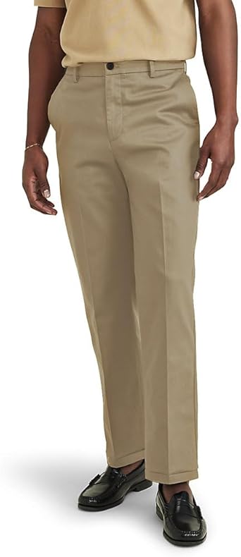 Dockers Signature Stain Defender Straight Pants New British Khaki 31 W / 34 L, New British Khaki, 31 W/34 L : Amazon.co.uk: Fashion