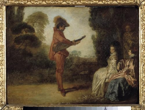 Tableaux l'Enchantement d'un jeune musicien décoration murale salon chambre 60x90