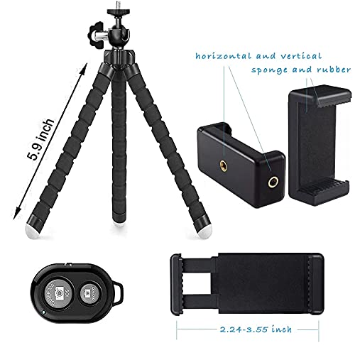 Handy Stativ Smartphone Für iPhone Stativ Lightweight Tripod Stative Ständer Halterung mit Bluetooth Fernbedienung… – Bild 6