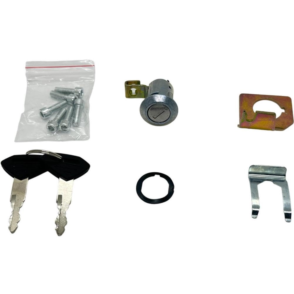 Locks and Latches Ignition Switch Lock Kit 1 Set Compatible with NS200 Motorcycle