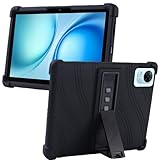 MEMELOKA Hülle für DOOGEE Tab G5 10 Zoll, Weiche & Leichte Silikon Stoßfest Schutzhülle mit Ständer[rutschfest][Kratzfest], Schwarz