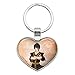 Avatar the Last Airbender Zuko Keychain Heart Love Metal Key Chain Ring