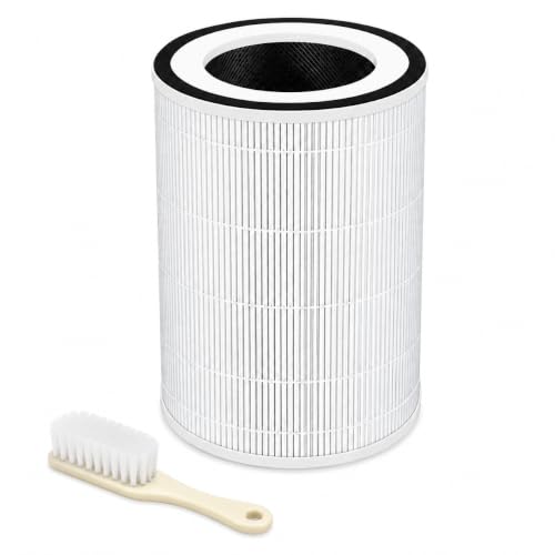 Image of True HEPA Compatible with Afloia KILO/PRO/KILO PLUS/Russell Hobbs RHAP2001G/Russell Hobbs RHFILTAP2001/MIRO/MIRO PRO Air Purifier, 360° H13 True HEPA + Activated Carbon 3-Stage Filtration