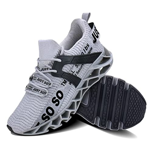 UMYOGO Mens Road Running Shoes Mesh Breathable Sneakers Lightweight Fashion Sports Gym Athletic Shoes - Thumbnail 6