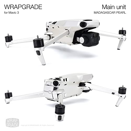 Image of WRAPGRADE Full Skin Stickers for DJI Mavic 3 / Mavic 3 Classic (Madagascar Pearl)